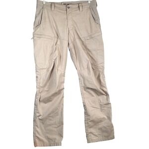 5.11 Tactical Cargo Pants Men Khaki 36x34 Apex Straight Fit Outdoor Workwear